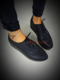 pantofi sport negri daria talpa inalta