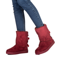 cizme tip ugg myllo fuchsia