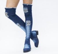 Cizme Lony Bleumarin