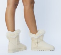 Cizme Tip Ugg Hartun Beige