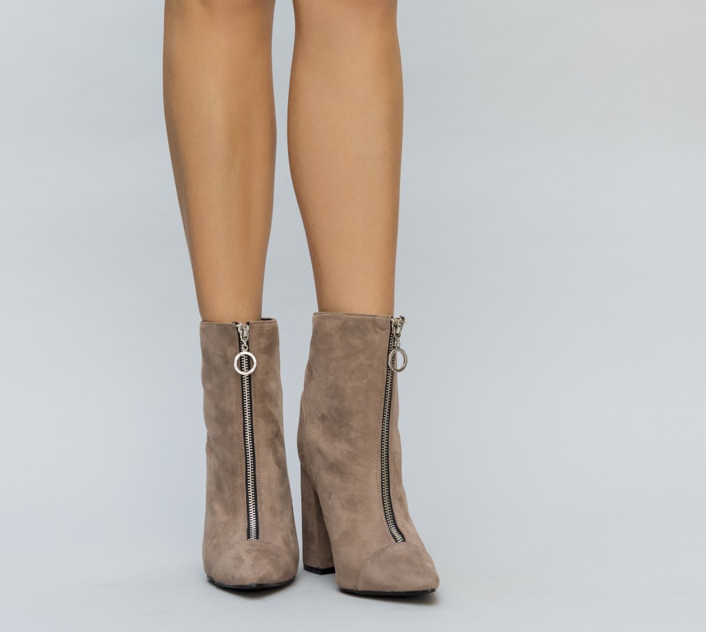 Botine Gaus Bej 3 Botine Gaus Bej