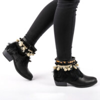 botine joanna negre