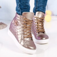 sneakers dama ambra argintii