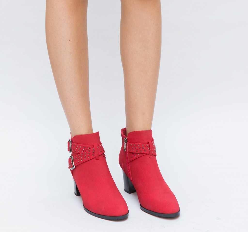 Botine Simson rosii 3 Botine Simson rosii