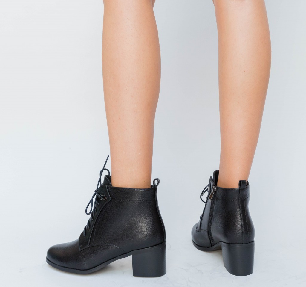 Botine Gino negre 1 Botine Gino negre