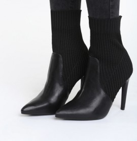 botine amarila negre
