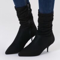 botine ellegance negre