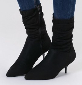 botine ellegance negre