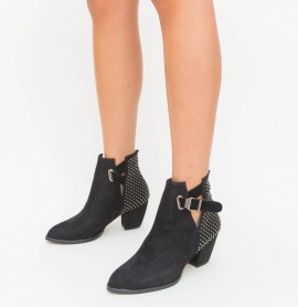 botine jamil negre