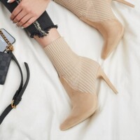 botine maraquita bej