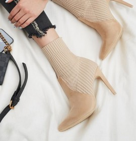 botine maraquita bej