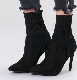 botine maraquita negre