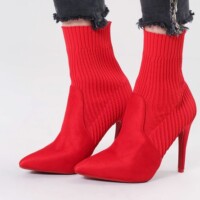 botine maraquita rosii