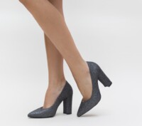 Pantofi Etno Gri