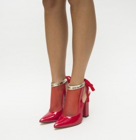 Pantofi Paris Rosii