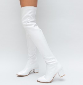 Cizme Hiperia Albe