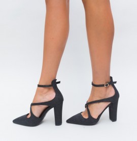 Pantofi Foxel Negri