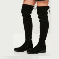 Cizme Missguided Negre 2