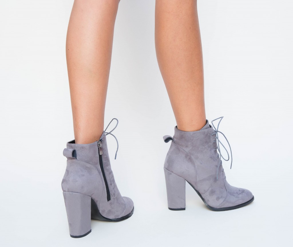 Botine Bardo Gri 2 Botine Bardo Gri
