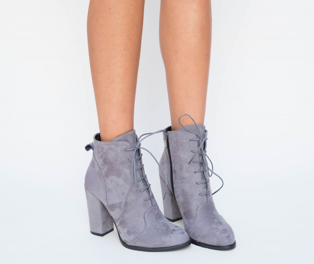 Botine Bardo Gri 3 Botine Bardo Gri