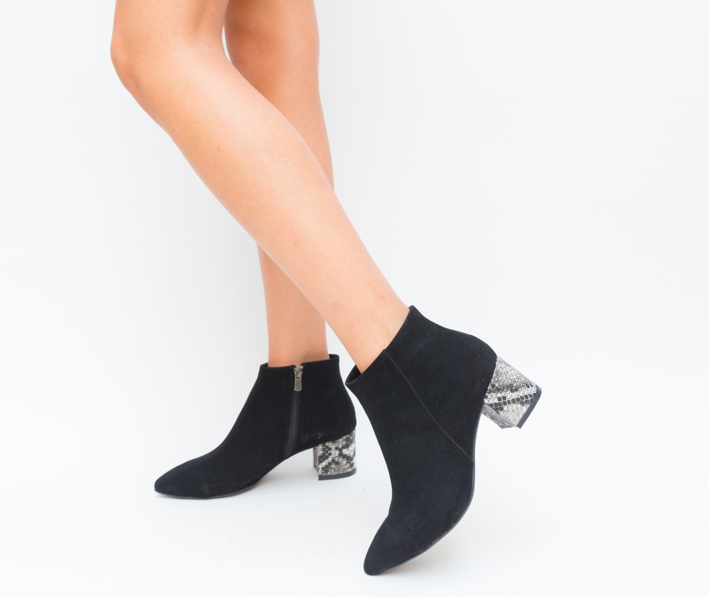 Botine Olivia Negre 2 1 Botine Olivia Negre 2