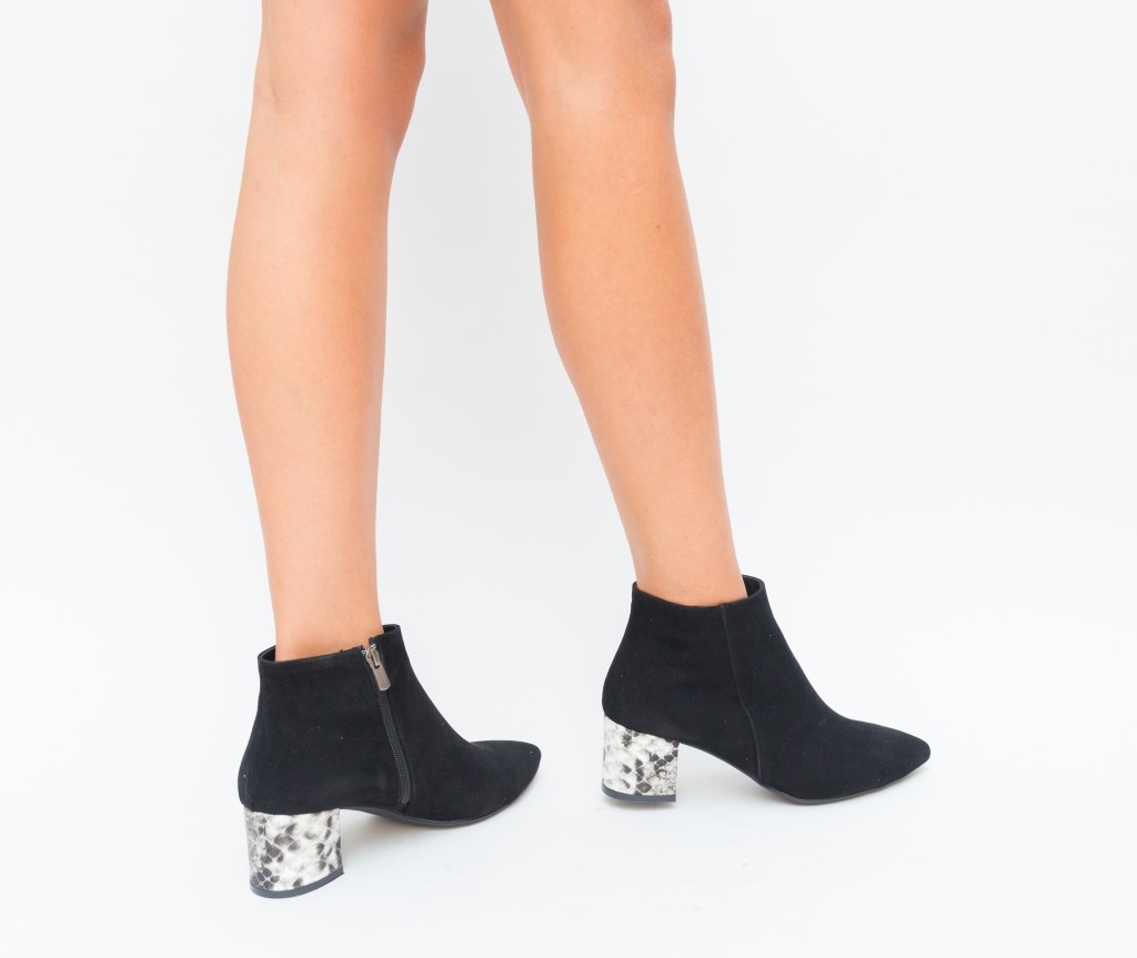 Botine Olivia Negre 2 3 Botine Olivia Negre 2