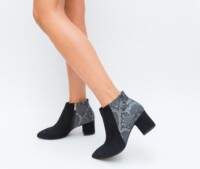 Botine Olivia Negre