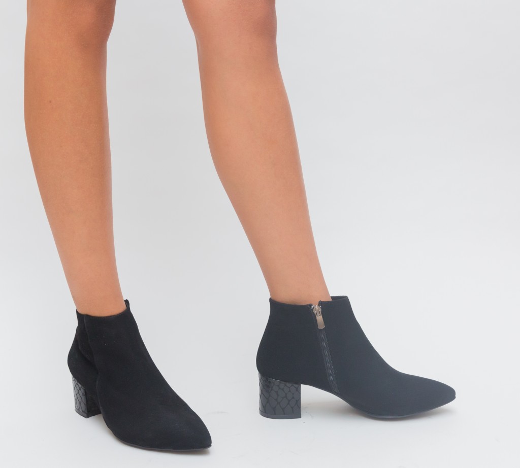 Botine Olivia Negre 3 3 Botine Olivia Negre 3