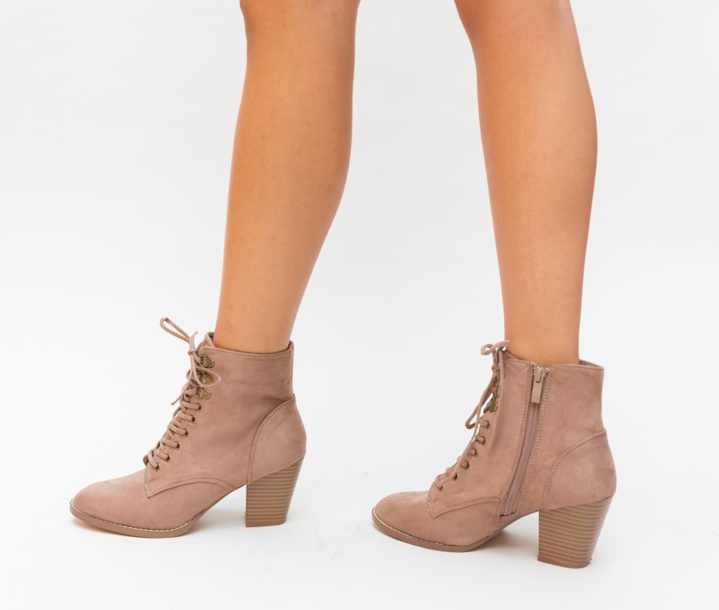 Botine Samrel Khaki 2 Botine Samrel Khaki