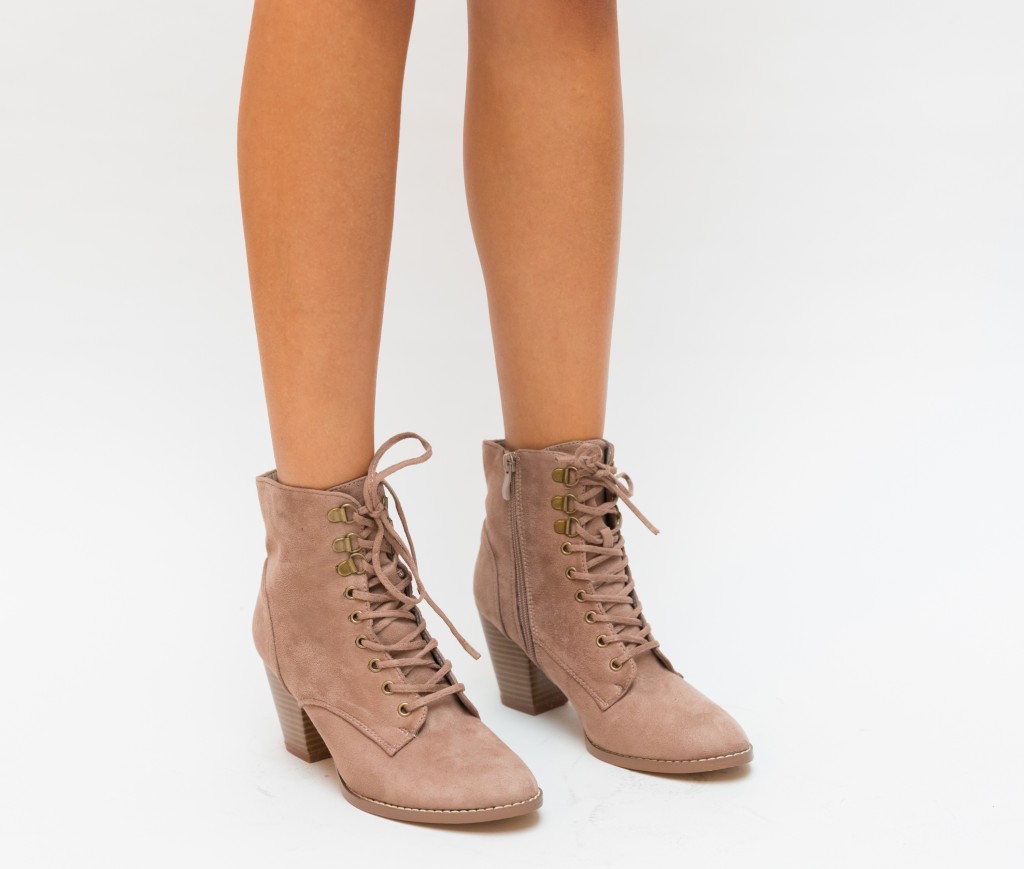 Botine Samrel Khaki 3 Botine Samrel Khaki