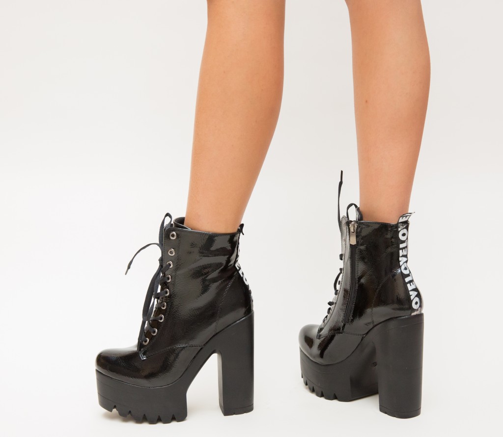 Botine Modest Negre 2 2 Botine Modest Negre 2